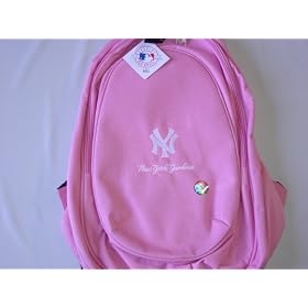 New York Yankees MLB Pink Oval Backpack