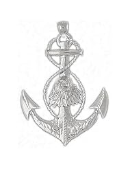 Clevereves 14K White Gold Pendant Eagle 11.8 - Gram(s)