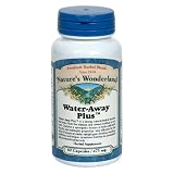 Nature's Wonderland Water-Away Plus Herbal Diuretic Capsules, 475 mg, 60-Count Bottles (Pack of 2)