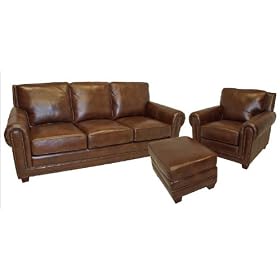LaCrosse Furniture 8674 - LegendsSet Legends Leather Living Room Set