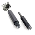 Tool Logic KSLP2 Detachable LED Flashlight With Magnesium Alloy Fire Starter, Translucent Sleeve and Key ring, Black