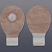 Search : New Image 7" Drainable Mini Pouch with Lock 'n Roll - Beige - Flange Size: 1-3/4" - Color Match Green - Box of 20