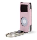 Belkin Carabiner Case for iPod nano - Case for digital player - leather - pink