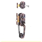 朝日工業 MIWA 特殊錠 アルミサッシ錠 M-63 取替用 Y.K.K.製サッシ対応品 ブロンズ