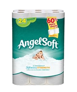 Angel Soft Bath Tissue, 24 Regular Rolls