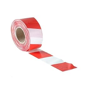 Faithfull Barrier Tape 70Mm X 500M Red & White