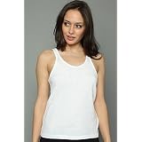 Alternative Apparel The Riviera Racer Back Tank in White,Tops (Sleeveless) for Women by Alternative