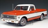 1972 Chevrolet Cheyenne Pickup Hugger Orange/White 1/18 Highway 61