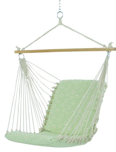Pawleys Island Tropical Breeze Collection Cushioned DuraCord Single Swing, Lime