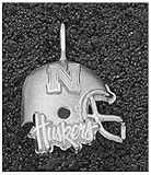 Logo Art Nebraska Cornhuskers Sterling Silver Helmet Pendant
