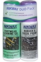 Nikwax Nubuck & Suede Footwear  Clean/Waterproof DUO-Pack