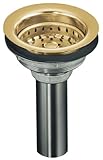Kohler K-8801-BGD Duostrainer Sink Strainer with Tailpiece, Vibrant Moderne Brushed Gold Kohler K-8801-BGD Duostrainer Sink Strainer with Tailpiece, Vibrant Moderne Brushed Gold