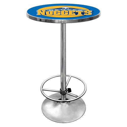NBA Denver Nuggets Chrome Pub Table