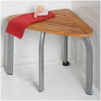 Teak Wood Shower Bathroom Bench 22" 250 Lbs Capacity