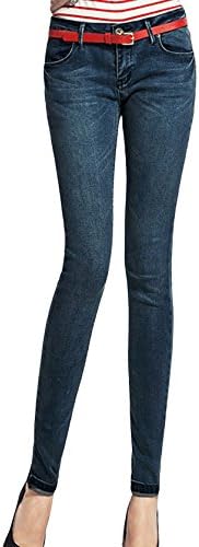 UPER FEET Women's Fashion Retro Slim Fit Stretch Skinny Pencil Jeans Pants 26