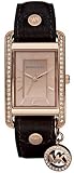 Michael Kors - Quartz Crystal Rectangle with Rose Tone Dial Watch - MK2214