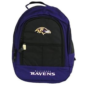 Baltimore Ravens Deluxe Backpack - NFL Football