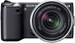 Sony Alpha NEX NEX5K B Digital Camera with Interchangeable Lens  Black 