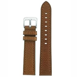 Watch Band Honey Brown Genuine Leather 22 millimeter Tech Swiss