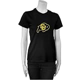 Colorado Buffaloes Ladies Black Team Logo T-shirt at Football Fanatics