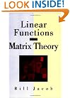 Linear Functions and Matrix Theory (Textbooks in Mathematical Sciences)