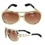 Elvis Signature Glasses Gold Adult