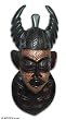 Akan mask, 'The Warrior'