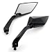 Universal Fit Bolts Motorcycle Black Diamond Blade Style Side Rearview Mirrors For Harley Davidson Cruiser Chopper Suzuki Honda Kawasaki Yamaha BMW Scooter Vesp Moped