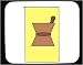 Decorated Mouse Pad with apothacary, grinder, pestle, mortar, pharmacy, Canada, 