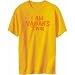 T-Shirt Mens Yellow 