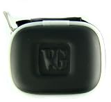 Black Bluetooth headset carrying case for Jabra BT2050 Jabra BT125 Jabra BT2070 Jabra Clipper Aliph Jawbone Prime Samsung WEP250 WEP350 WEP350 WEP700 WEP210 WEP475 Nokia BH-101 BlueNext BN708