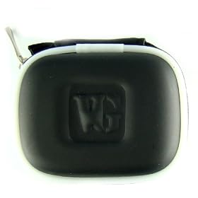 Black Bluetooth headset carrying case for Jabra BT2050 Jabra BT125 Jabra BT2070 Jabra Clipper Aliph Jawbone Prime Samsung WEP250 WEP350 WEP350 WEP700 WEP210 WEP475 Nokia BH-101 BlueNext BN708
