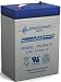 Power-Sonic Genuine PS-640 6V 4.5 Ah Rechargeable SLA Battery (F1)