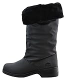 Totes Womens Cameron Snowboot,Black,8M