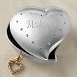 Personalized Heart Shaped Jewelry Box for Women