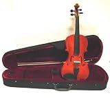 Crystalcello MV100 1/16 Size Violin with Carrying Case + Bow + Accessories - Natural Color