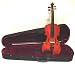 Crystalcello MV100 1/16 Size Violin with Carrying Case + Bow + Accessories - Natural Color