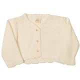 from DIZZY DAISY Dizzy Daisy Girls Cardigan with Ridged Edge (White, 0 - 3 Months) (Model 5123 (0-3mths))
