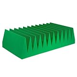 Auralex 12VEN24GRE Venus Bass Traps in Kelly Green; 2- 2'x4'x12 Panels; Covers 16 Square Feet