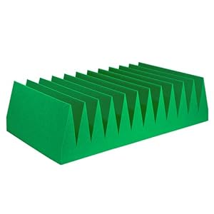 Auralex 12VEN24GRE Venus Bass Traps in Kelly Green; 2- 2'x4'x12 Panels by 