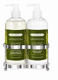 Caldrea Petite Sink Set Stainless, Cypress Bergamot, 2 Pieces, 11-Ounce Bottle