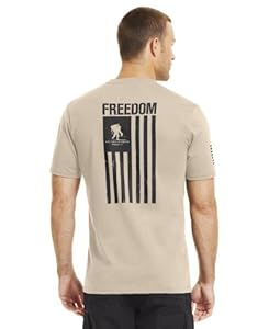 Under Armour Men's WWP Freedom Flag T-Shirt Large Desert Sand