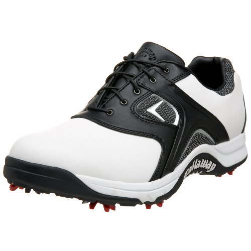 Callaway Men’s New Age Saddle Golf Shoe,White/Black,9.5 M US