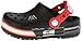Star Wars crocs Kids' CrocsLights Vader Light-Up Clog (Toddler/Little Kid),Black/Flame,8 M US Toddler