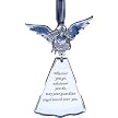 Angel Guardian Angel Ornament - Silver