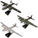 InAir E-Z Build 3pc Set - B-17 Green Flying Fortress, B-29 Superfortress and B-25 Mitchell