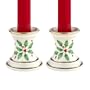 Lenox Holiday Candlestick Pair w/ Tapers