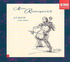 CD-Charts  Music : Bach: Cello Suites. Rostoprovich [Boxed set]