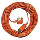 Original Flymo Replacement Lead Mains Cable 15 Metre Long With Fitted Plugs