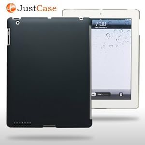 JustCase Slim Apple iPad 2 Smart Cover Companion Compatible Back Case with Matching Color (Navy)